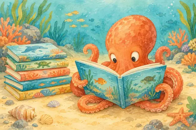 Ocean picture books our 4 year old would pick