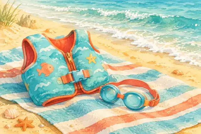 Swim aids for 4 year olds: float suits vs swim vests
